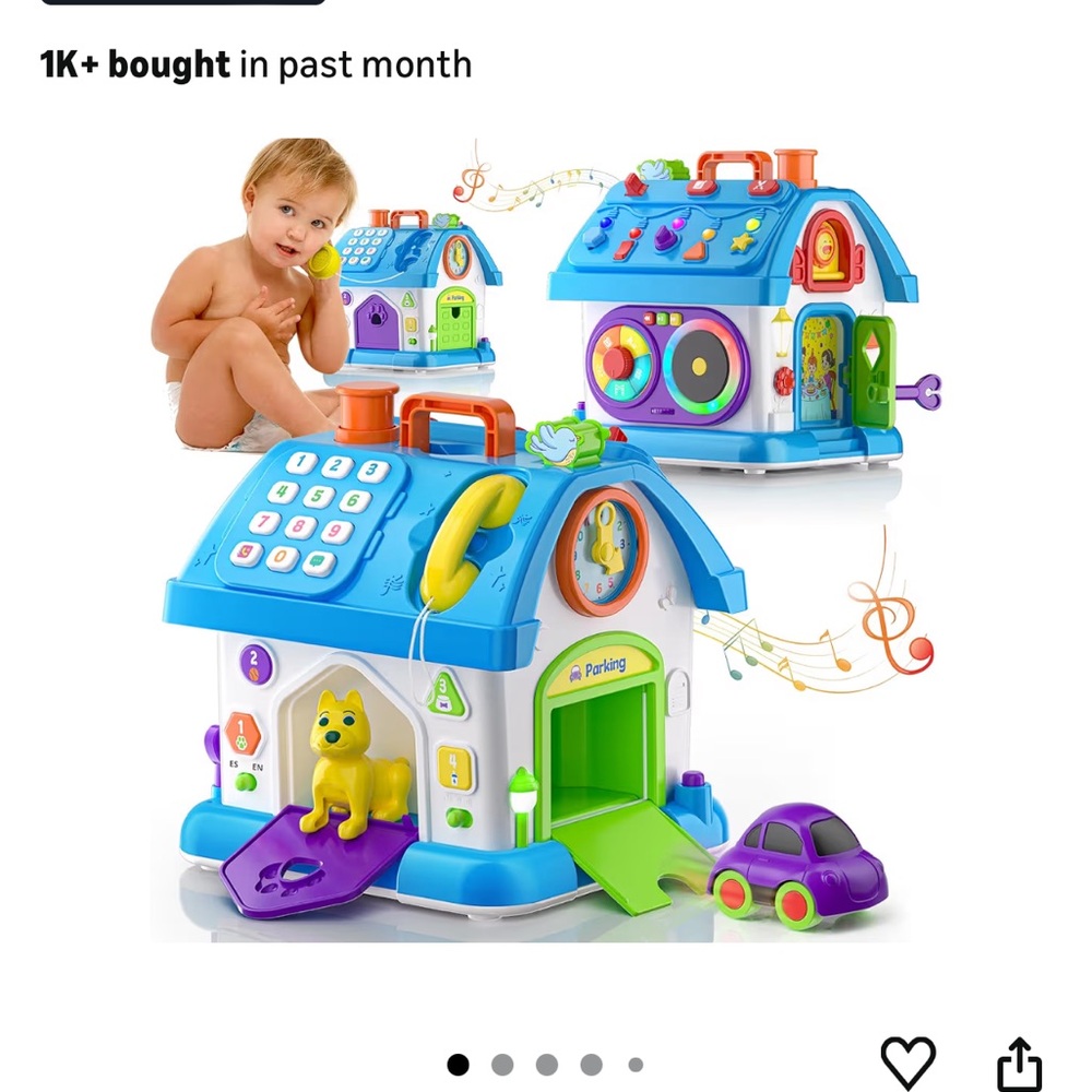 Interactive Playhouse with Music and Lights